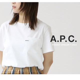 アーペーセー(A.P.C)のA.P.C. ポケットエンブレムTシャツ　xs(Tシャツ(半袖/袖なし))