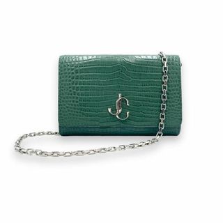 ジミーチュウ(JIMMY CHOO)のジミーチュウ Jimmy Choo JCロゴ　ショルダーバッグ 緑　グリーン(ショルダーバッグ)