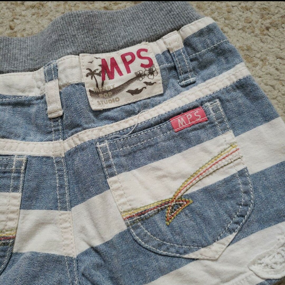 MPS(エムピーエス)のMPSショートパンツ100 キッズ/ベビー/マタニティのキッズ服女の子用(90cm~)(パンツ/スパッツ)の商品写真