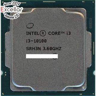 インテル(intel)のCore i3 10100　3.6GHz 8M LGA1200 65W　SRH3N(PCパーツ)