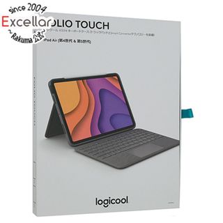 ロジクール(Logicool)のロジクール　トラックパッド付キーボードケース FOLIO TOUCH iK1094BKAr　オックスフォードグレー　未使用(PC周辺機器)