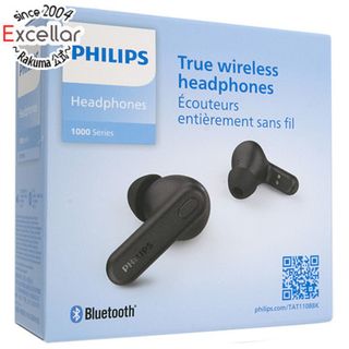 PHILIPS - PHILIPS　完全ワイヤレスヘッドホン　TAT1108BK/97　ブラック