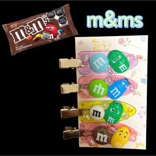 エムアンドエムアンドエムズ(m&m&m's)のエムアンドエムズ m&ms キャラクター ヘアピン ヘアクリップ ヘアアクセ(キャラクターグッズ)