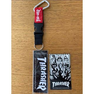 スラッシャー(THRASHER)の新品 スラッシャー カラビナ キーチェーン キーホルダー キーリング  小学生(キーケース)