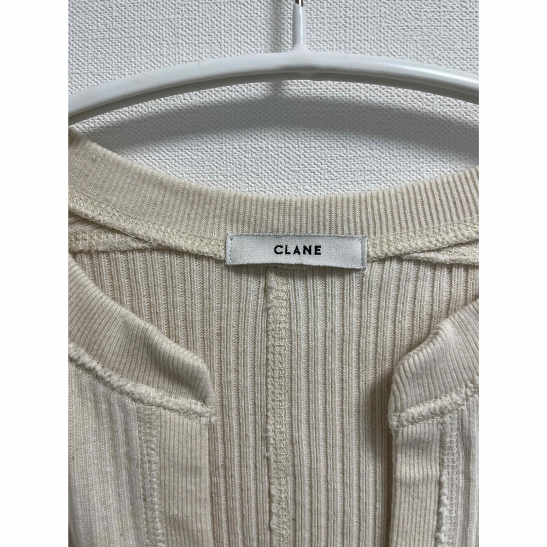 CLANE(クラネ)のCLANE ヘビーリブノースリーブトップス レディースのトップス(カットソー(半袖/袖なし))の商品写真