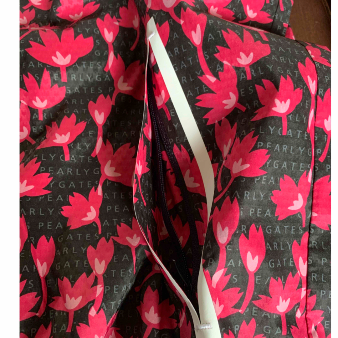 PEARLY GATES(パーリーゲイツ)のパーリーゲイツタフレックススーパーストレッチ桜柄薄手ブルゾンサイズ1 レディースのジャケット/アウター(ブルゾン)の商品写真