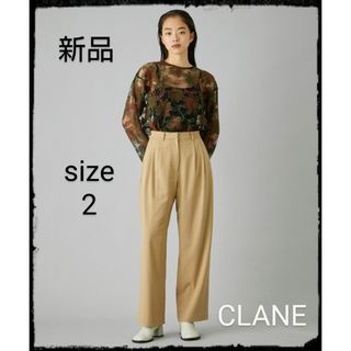 クラネ(CLANE)のCLANE【新品】BASIC TUCK PANTS/ベーシックタックパンツ(カジュアルパンツ)