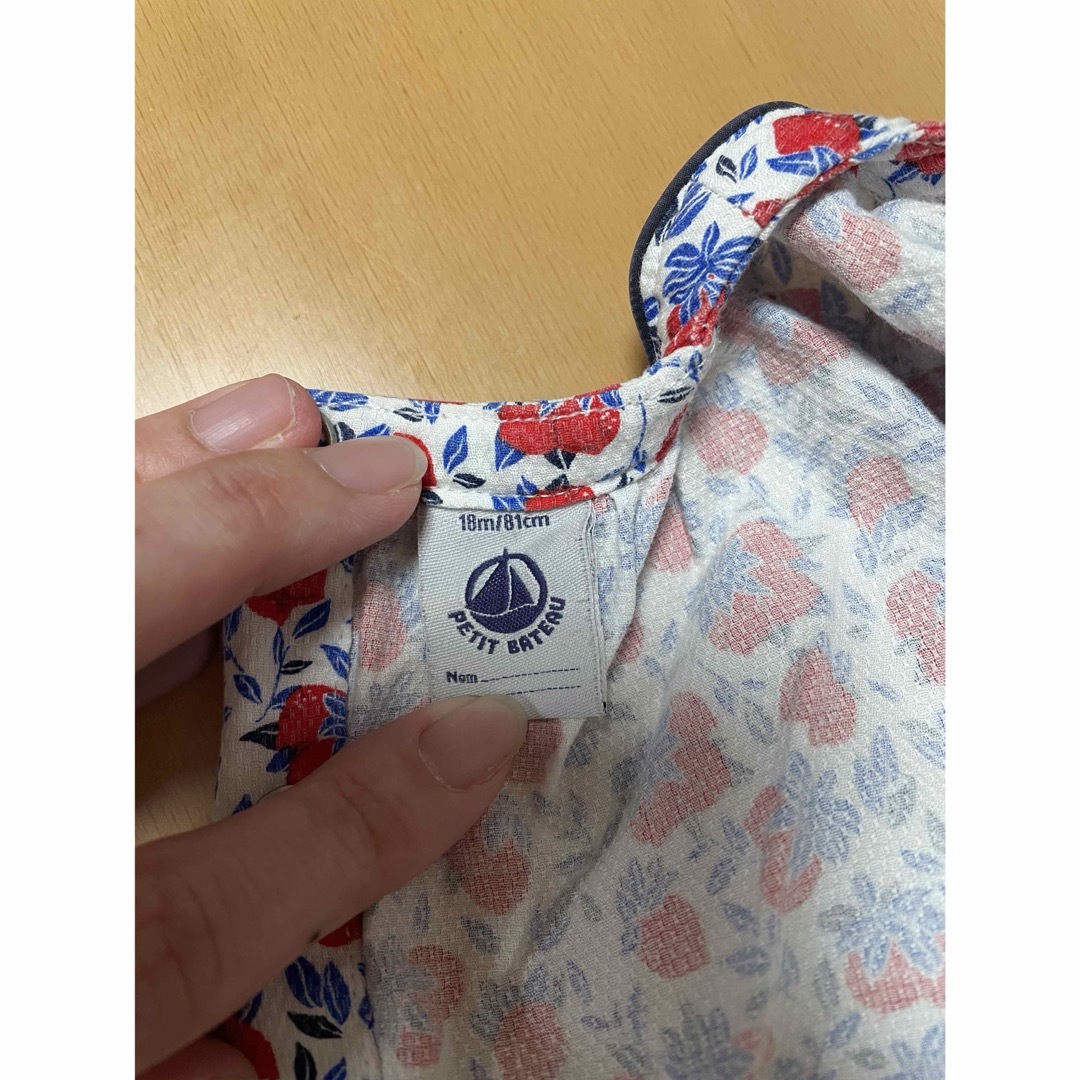 PETIT BATEAU(プチバトー)の【値下げ】トップス キッズ/ベビー/マタニティのベビー服(~85cm)(シャツ/カットソー)の商品写真