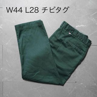 ディッキーズ(Dickies)のW44 L28 80s ワークパンツ　USA製　チビタグ　グリーン　ディッキーズ(ワークパンツ/カーゴパンツ)