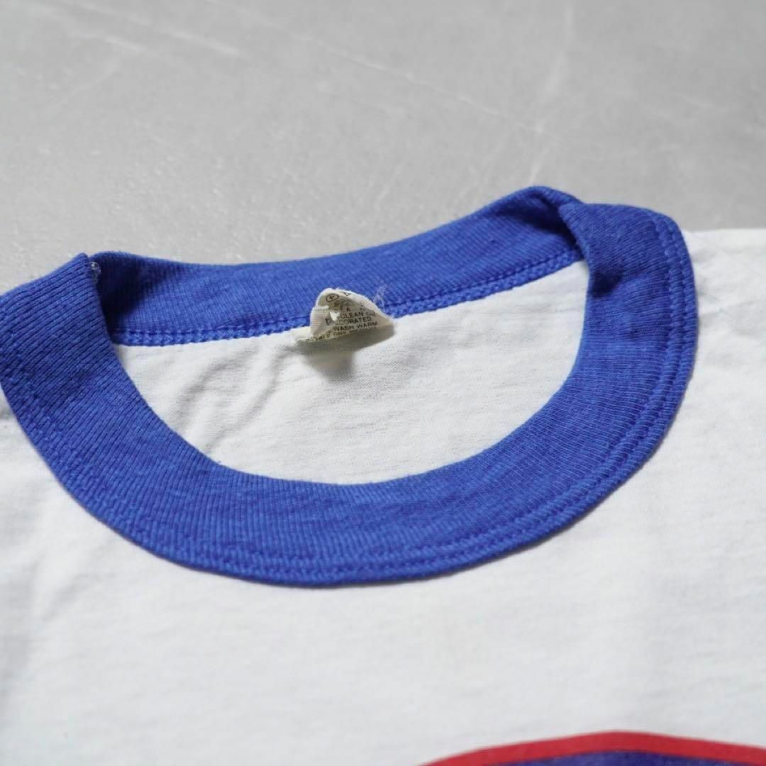 Mサイズ　USA製　USMC リンガーネックTシャツ　ホワイト メンズのトップス(Tシャツ/カットソー(半袖/袖なし))の商品写真