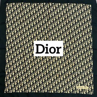 クリスチャンディオール(Christian Dior)の★Christian Dior★ スカーフ トロッター ブラック タグ無し(バンダナ/スカーフ)