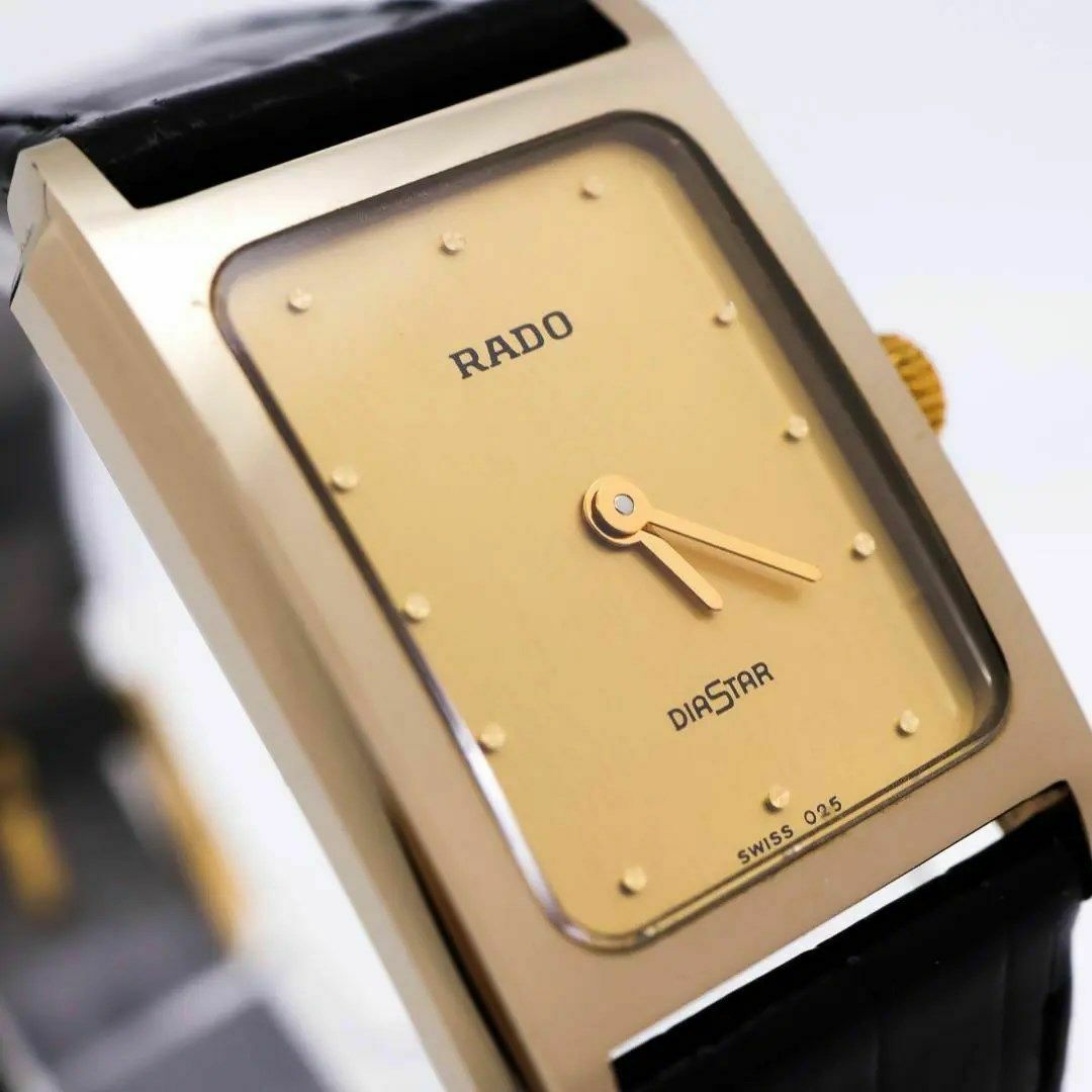 RADO(ラドー)の《美品》RADO DIASTAR 腕時計 ゴールド サファイアガラス p レディースのファッション小物(腕時計)の商品写真