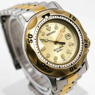 セイコー(SEIKO)の《希少》SEIKO SCUBA 腕時計 ゴールド レディース ヴィンテージ x(腕時計)