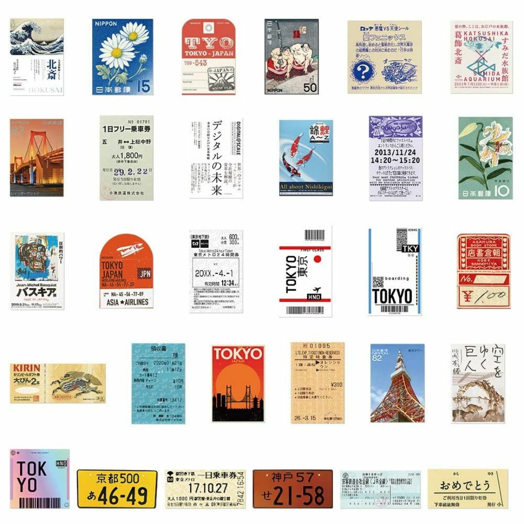 色:日本旅行コレクション日本旅行コレクションステッカーセット 60枚入り チ その他のその他(その他)の商品写真