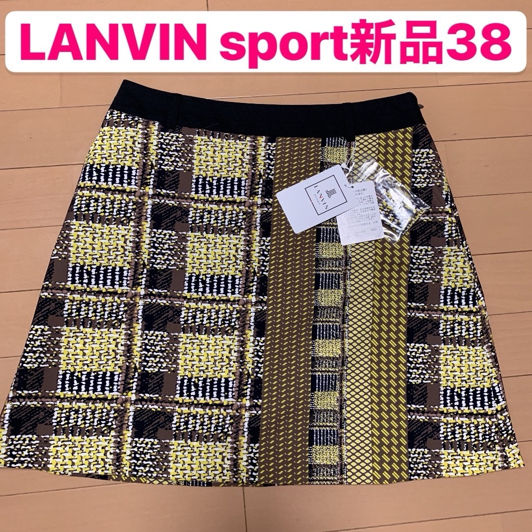 LANVIN(ランバン)の新品38   LANVIN SPORT  ランバンスポール　ゴルフスカート スポーツ/アウトドアのゴルフ(ウエア)の商品写真