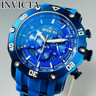 インビクタ(INVICTA)のインビクタ 腕時計 メンズ ブルー 新品 クォーツ おしゃれ ケース付属 青(腕時計(アナログ))