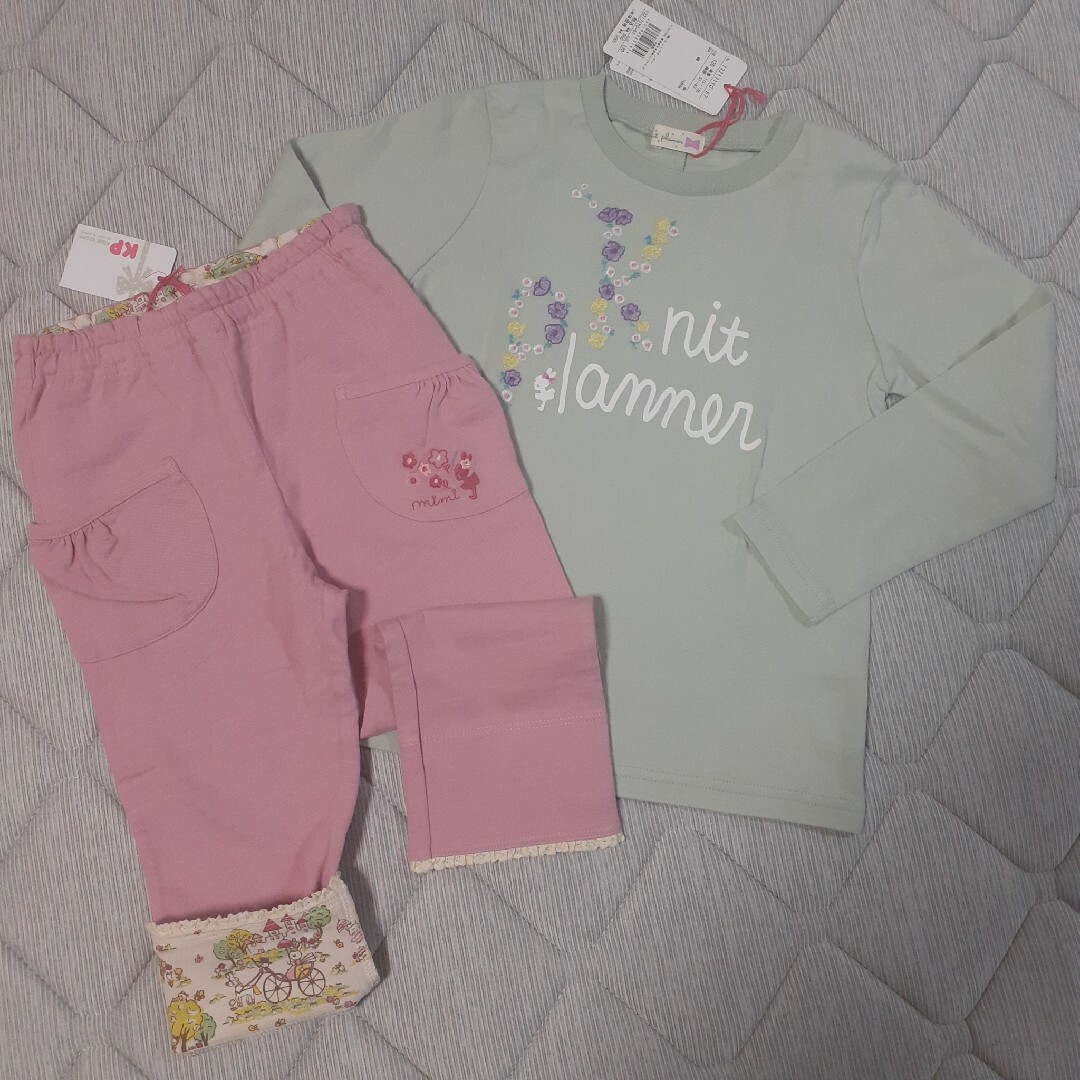 KP(ニットプランナー)の【新品】　KP　ニットプランナー　Tシャツ　パンツ キッズ/ベビー/マタニティのキッズ服女の子用(90cm~)(パンツ/スパッツ)の商品写真