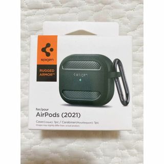 Spigen Airpods 第3世代 ケース 耐衝撃 ブラック ワイヤレス充電(iPhoneケース)