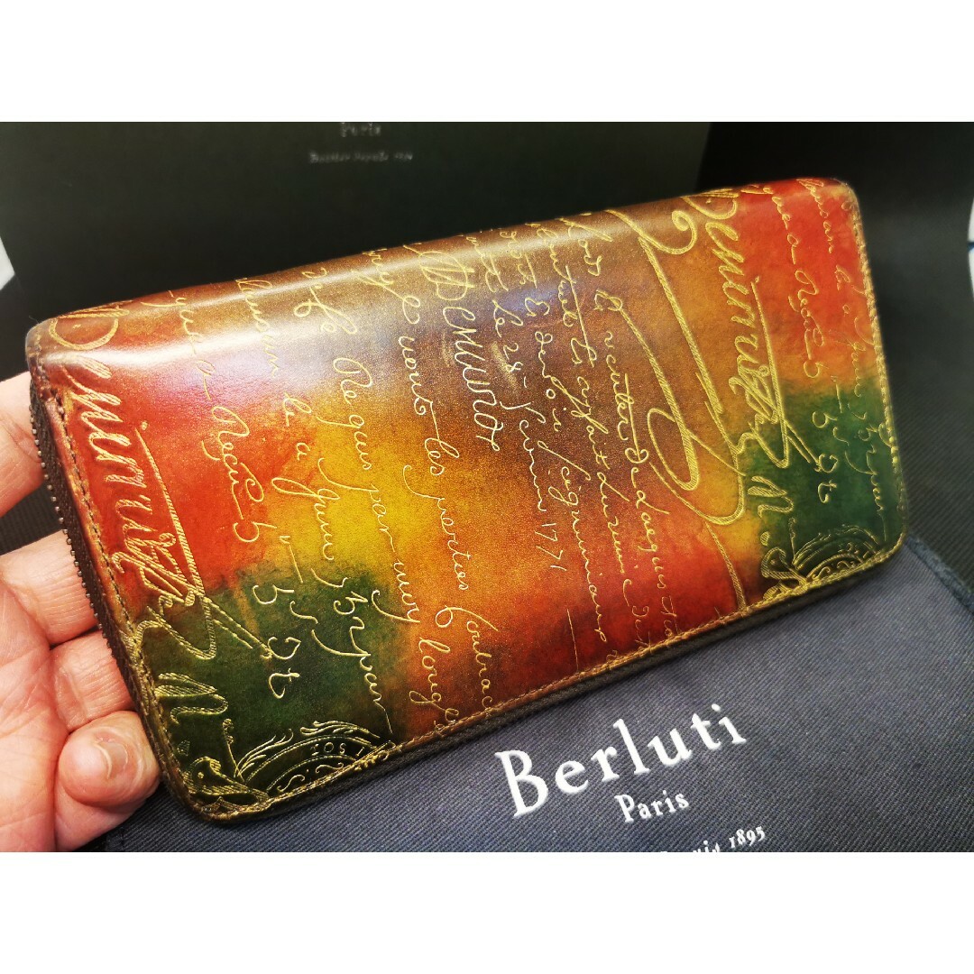 BERLUTIベルルッティ イタウバ マルチカラー ゴールデンパティーヌ 長 BERLUTIベルルッティ イタウバ マルチカラー ゴールデンパティーヌ 長