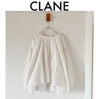 クラネ(CLANE)の大人気！【CLANE】VOLUME PUFF SMOCK TOPS ホワイト(シャツ/ブラウス(長袖/七分))