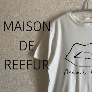 Maison de Reefur - MAISON DE REEFUR メゾンドリーファー リップ柄 Tシャツ