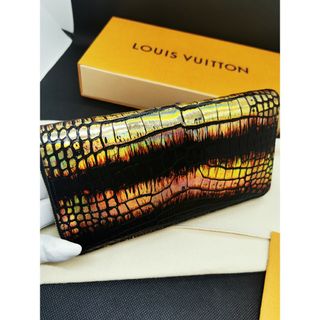 ルイヴィトン(LOUIS VUITTON)のルイヴィトン ジッピーウォレット 超希少ブラックオーロラクロコダイル 新品(長財布)