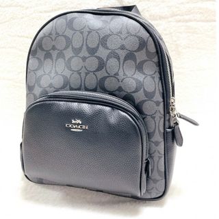 コーチ(COACH)の【24時間以内発送】COACH コーチ シグネチャー バックパック ブラック(リュック/バックパック)