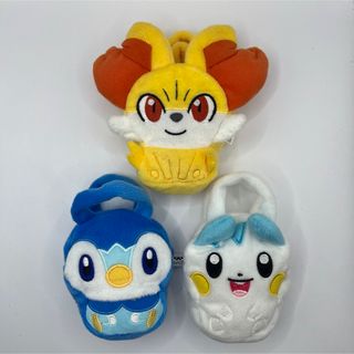 ポケモン(ポケモン)の【新品未使用】ポケモン　フォッコ&ポッチャマ&パチリスミニトートバッグ3個セット(キャラクターグッズ)