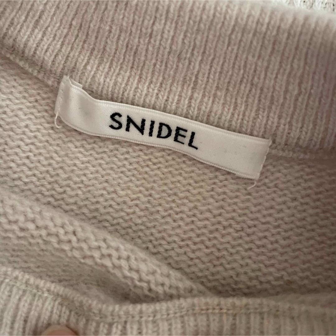 SNIDEL(スナイデル)のスナイデル　snidel  ニットプルオーバー　ショート　ピンク　スナイデル系統 レディースのトップス(ニット/セーター)の商品写真