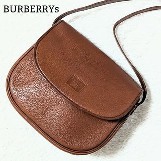 バーバリー(BURBERRY)のバーバリー ショルダーバッグ ノバチェック シャドーホース レザー ブラウン(ショルダーバッグ)