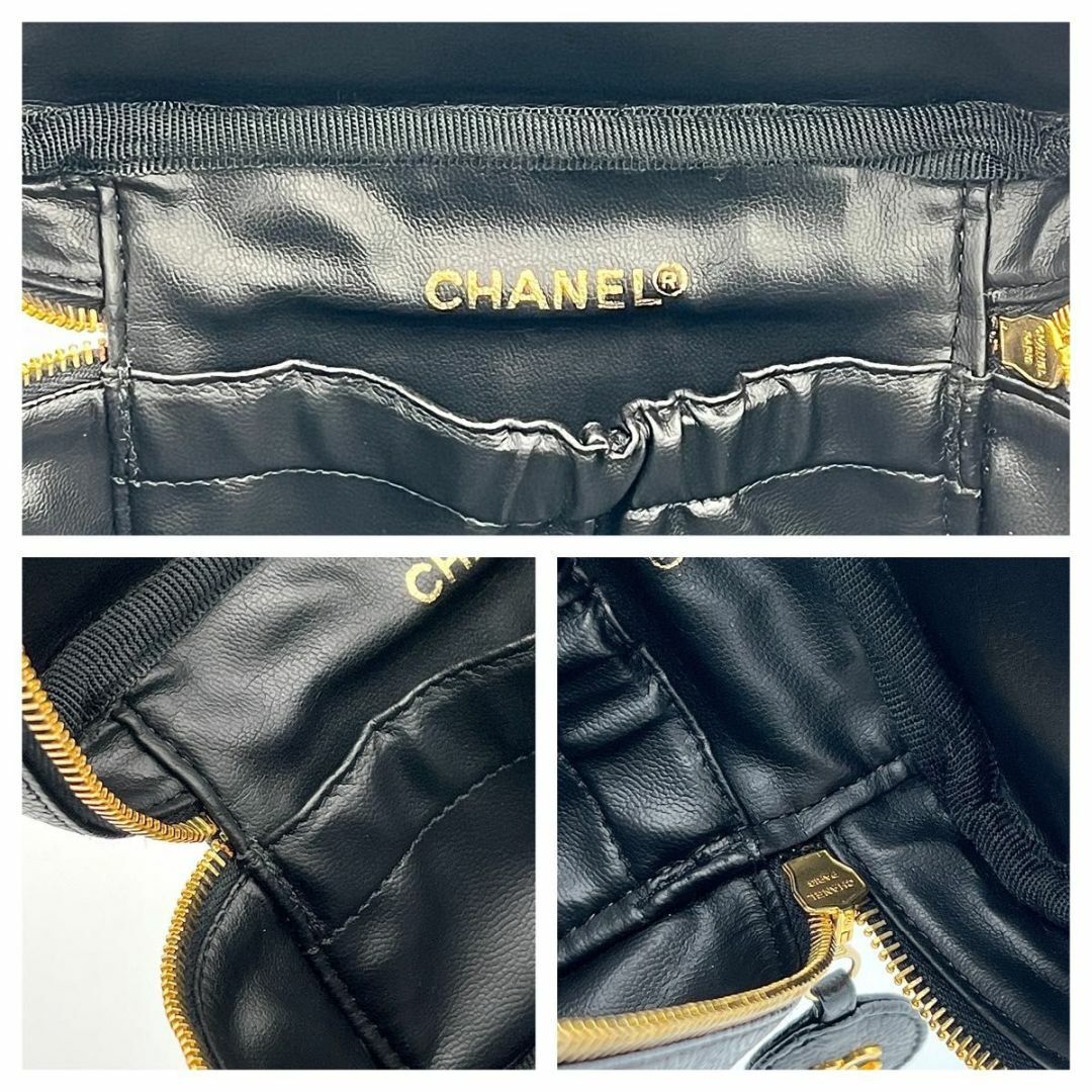 CHANEL(シャネル)の★鑑定済★ CHANEL シャネル バニティバッグ キャビアスキン レディースのバッグ(ボディバッグ/ウエストポーチ)の商品写真