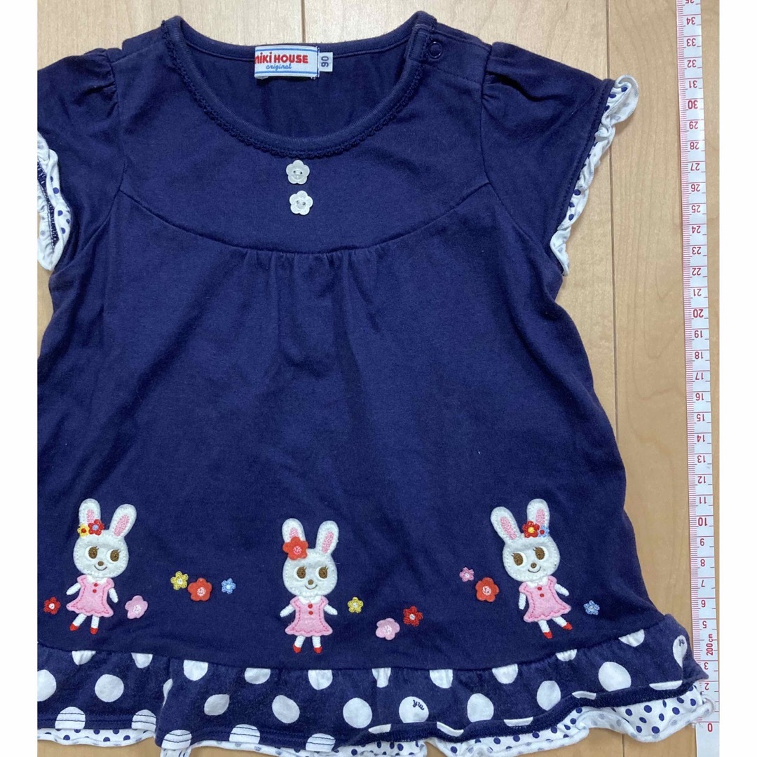 mikihouse(ミキハウス)のミキハウス 半袖90 女の子 キッズ/ベビー/マタニティのキッズ服女の子用(90cm~)(Tシャツ/カットソー)の商品写真