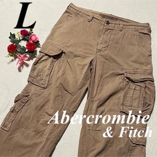 アバクロンビーアンドフィッチ(Abercrombie&Fitch)のアバクロンビー　Abercrombie & Fitch ♡カーゴパンツ　L即発送(デニム/ジーンズ)