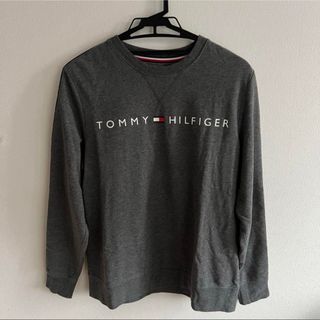 トミーヒルフィガー(TOMMY HILFIGER)のトミーヒルフィガー　ライン長袖コットンTシャツ(シャツ)