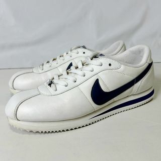 ナイキ(NIKE)の00s NIKE CORTEZ BASIC LEATHER 06 白紺 28cm(スニーカー)