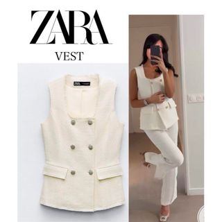 ザラ(ZARA)の【GW限定セール】大人気ツイードベスト(ベスト/ジレ)