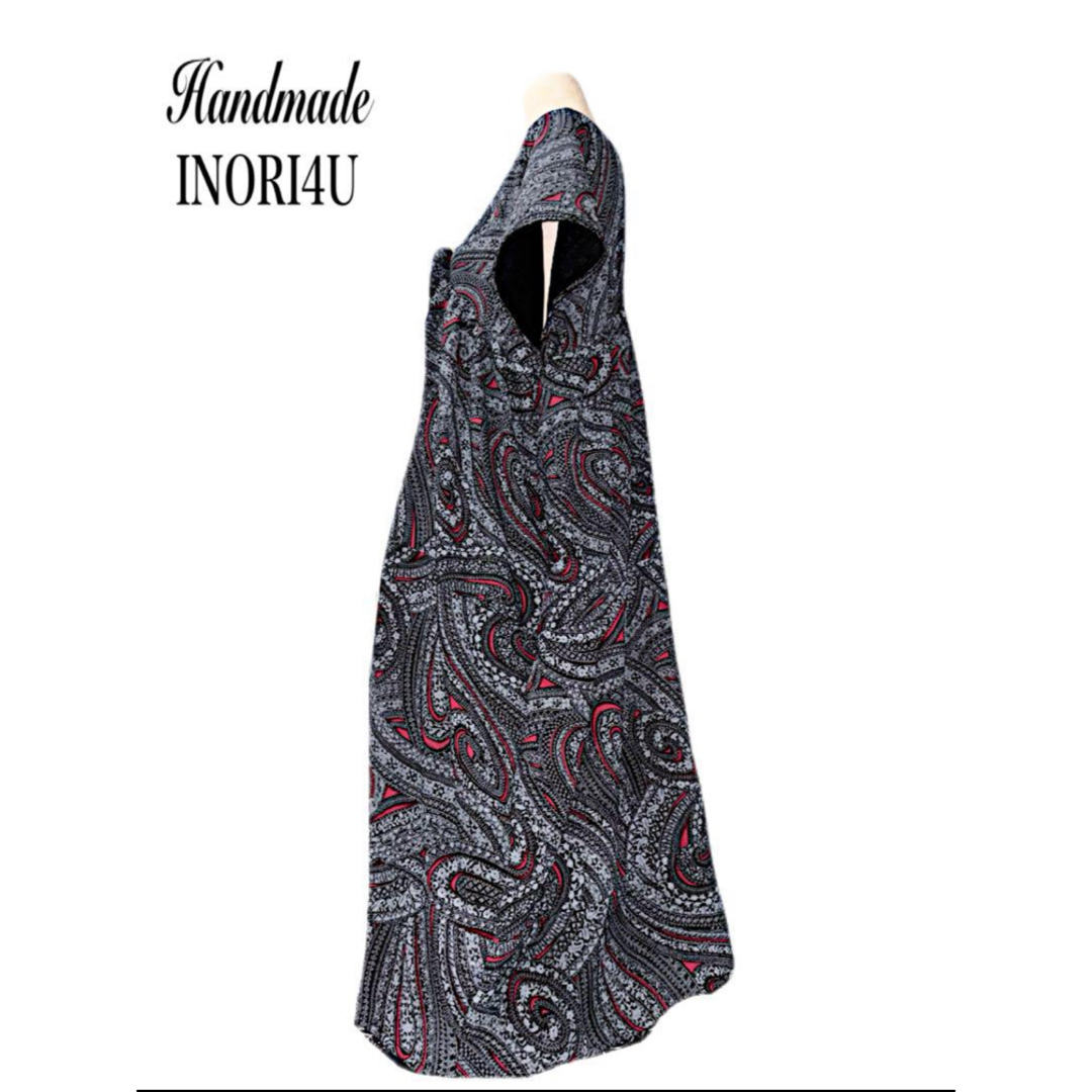 INORI4Uハンドメイド　一点限定デザイン　着物リメイクワンピース&トップス　 レディースのワンピース(ロングワンピース/マキシワンピース)の商品写真