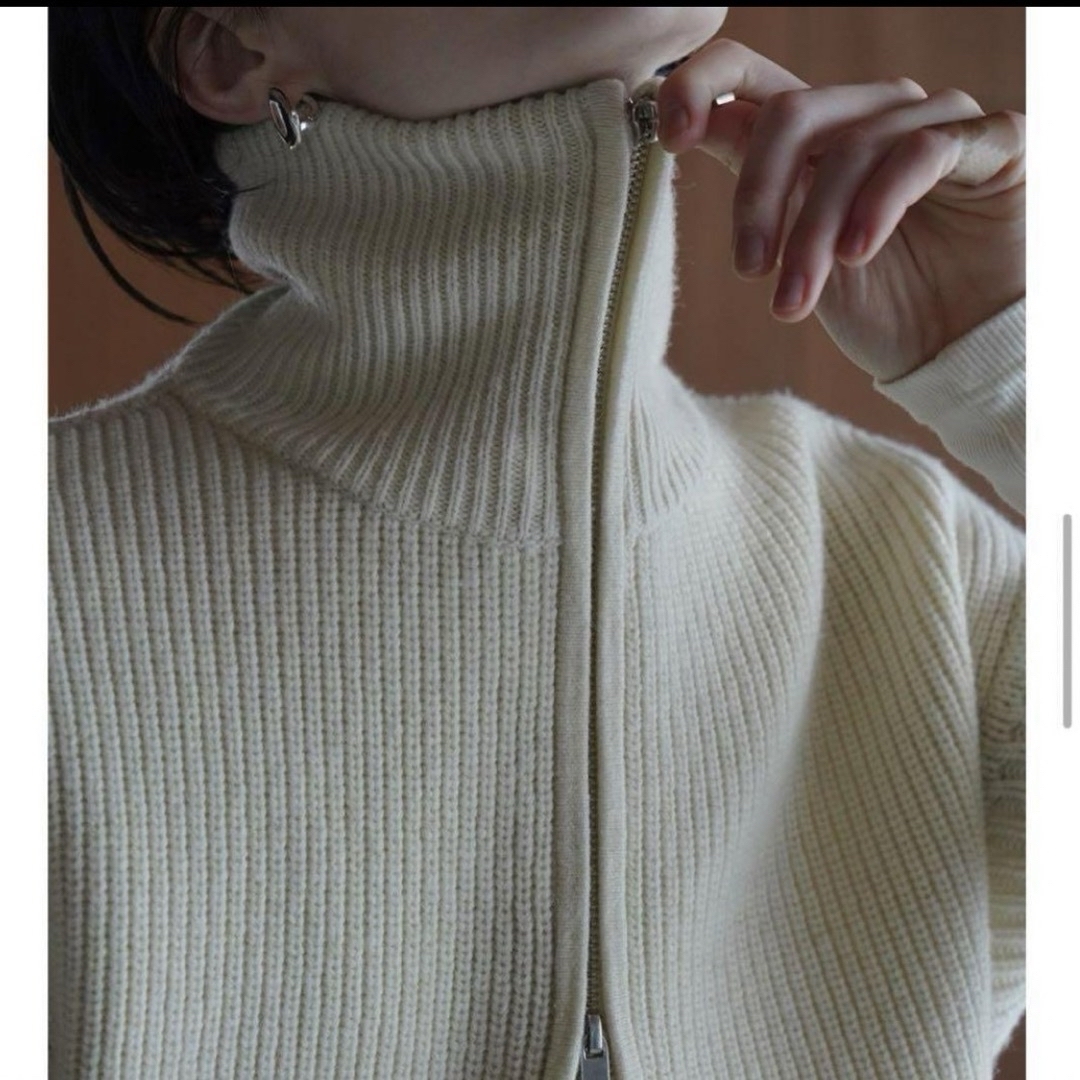 CLANE(クラネ)のCLANE ZIP COLLAR KNIT VEST レディースのトップス(ベスト/ジレ)の商品写真