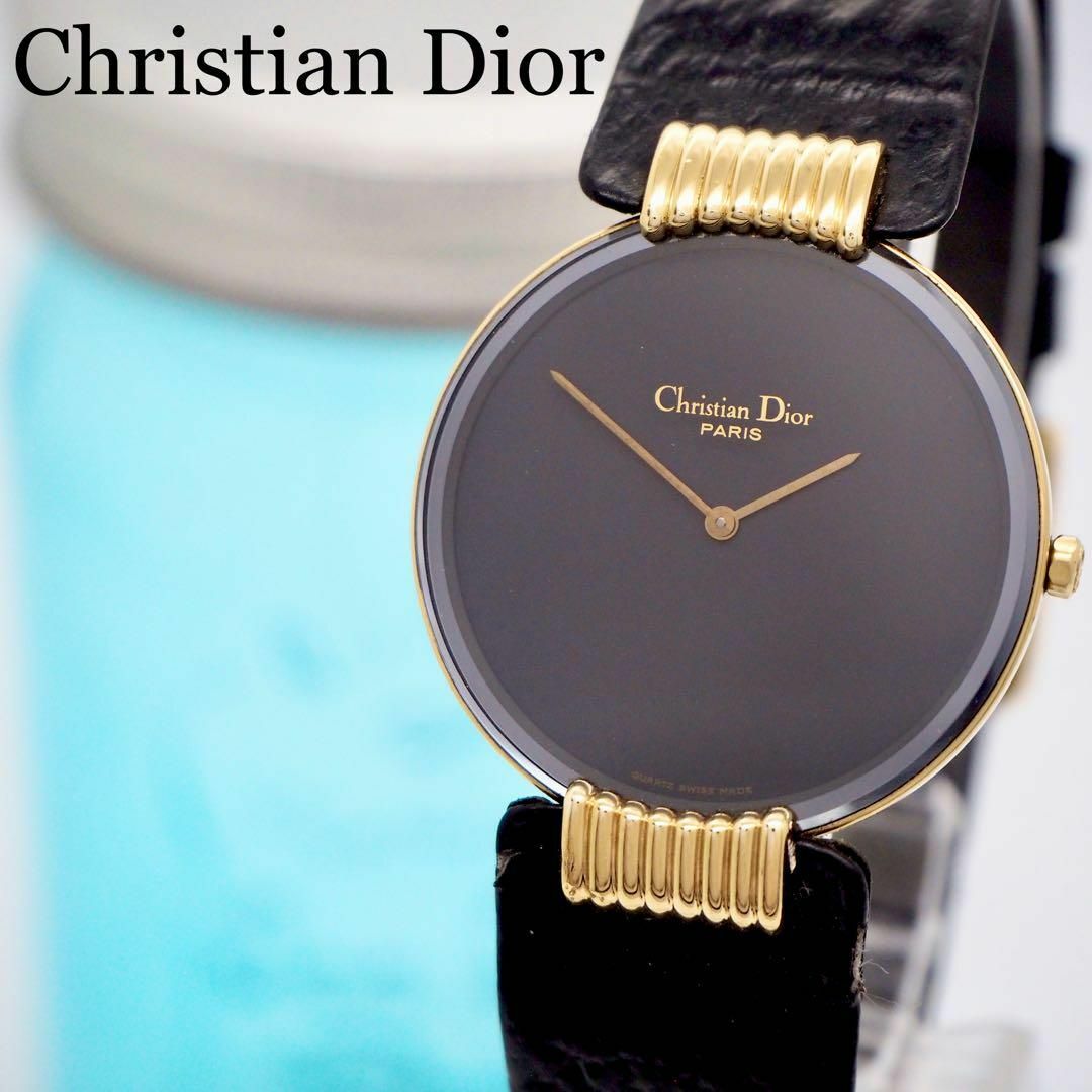 Christian Dior(クリスチャンディオール)の305【美品】ChristianDior ディオール時計　ブラックムーン　バギラ レディースのファッション小物(腕時計)の商品写真