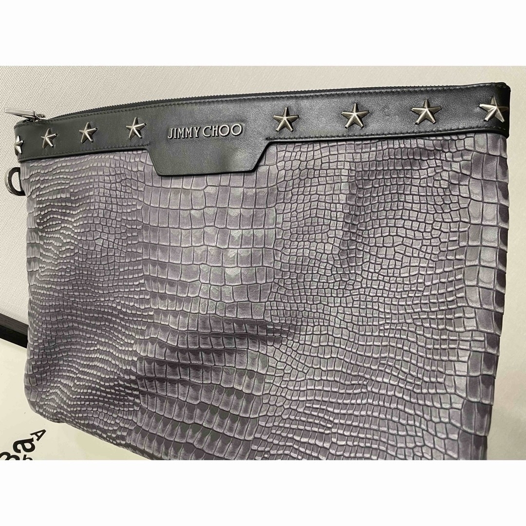 JIMMY CHOO(ジミーチュウ)のJIMMY CHOO ジミーチュウ メンズのバッグ(セカンドバッグ/クラッチバッグ)の商品写真