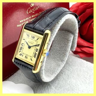 カルティエ(Cartier)の✨極上美品✨ カルティエ マストタンクSM クォーツ  腕時計 C39(腕時計)