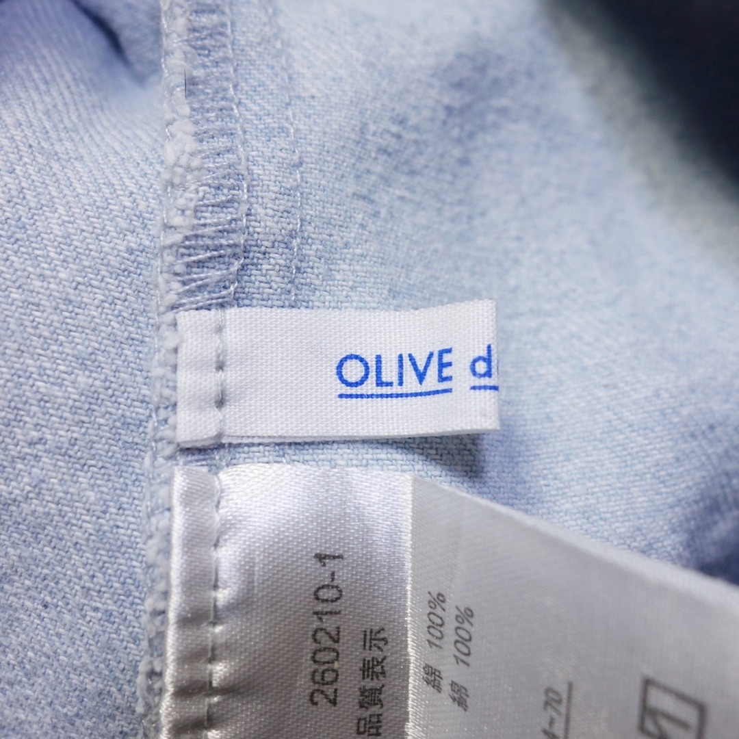 OLIVEdesOLIVE(オリーブデオリーブ)のMサイズ デニムミニスカート オリーブデオリーブ レディース ブルー LF38 レディースのスカート(ミニスカート)の商品写真