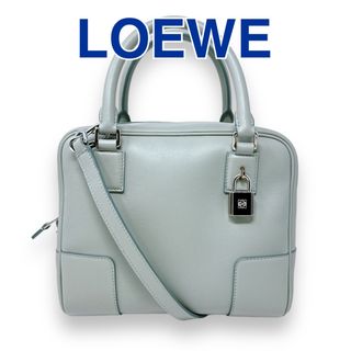 ロエベ(LOEWE)のロエベ ハンドバッグ A039N10X03 アマソナ19スクエア アッシュグレー(ハンドバッグ)