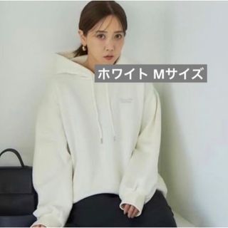 しまむら - mysa closet＊田中里奈さんコラボ 刺繍プルパーカー 淡薄橙 Mサイズ