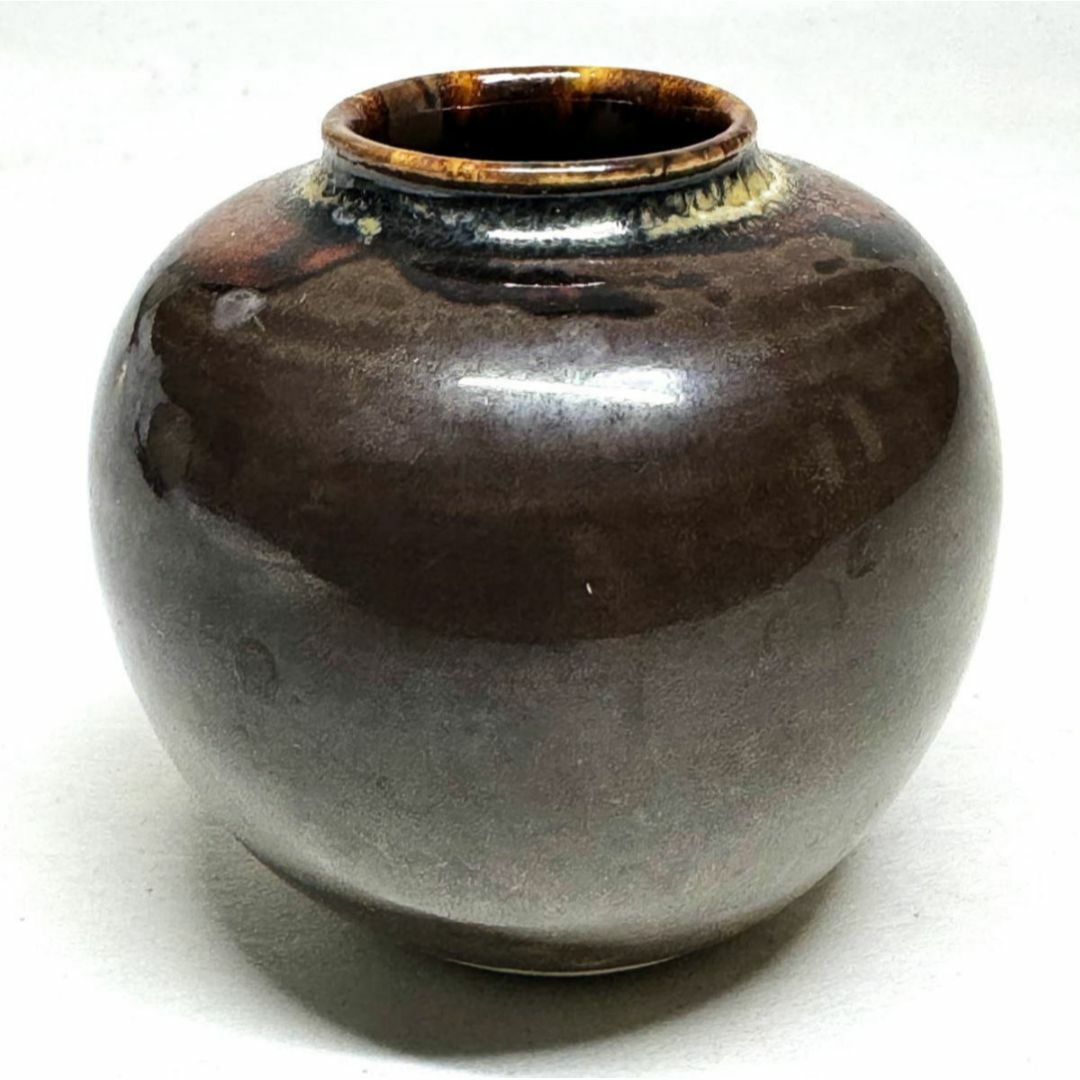 時代物 古茶入れ 仕覆付 棗 茶壺 煎茶道具 古美術 古陶磁工芸 WWTT089 エンタメ/ホビーの美術品/アンティーク(陶芸)の商品写真