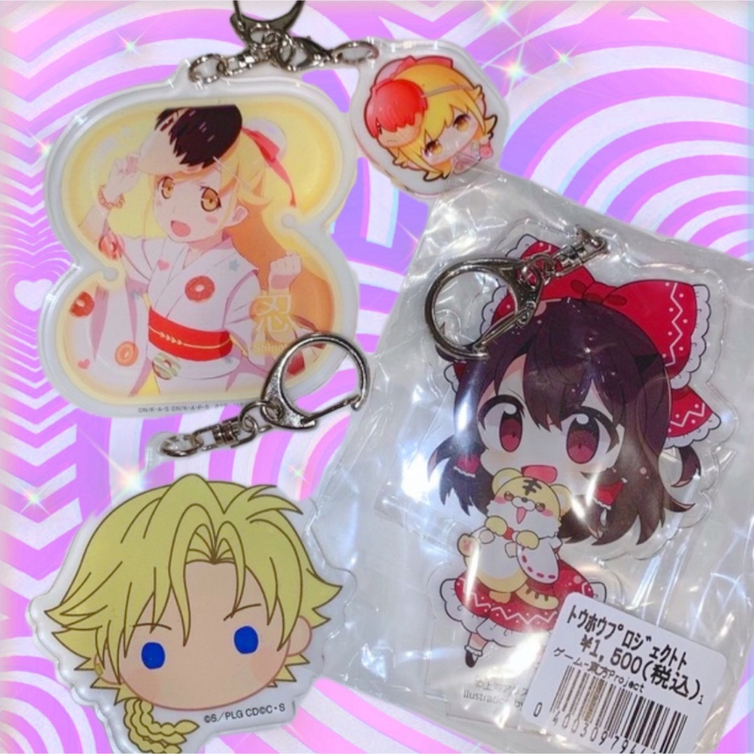 アニメ アクキー セット エンタメ/ホビーのおもちゃ/ぬいぐるみ(キャラクターグッズ)の商品写真
