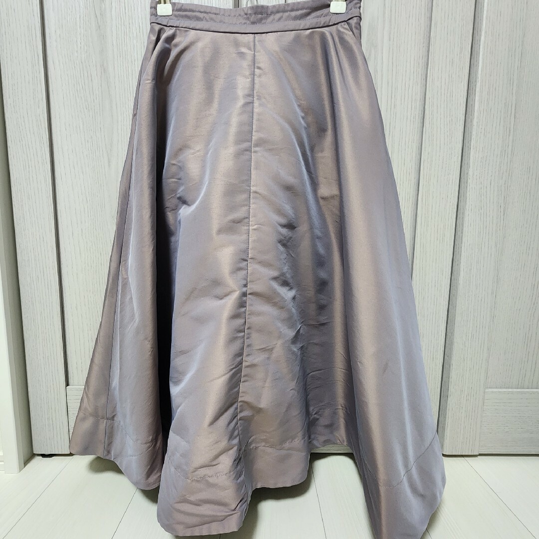 INDEX(インデックス)のindex シャンブレーサーキュラースカート レディースのスカート(ひざ丈スカート)の商品写真