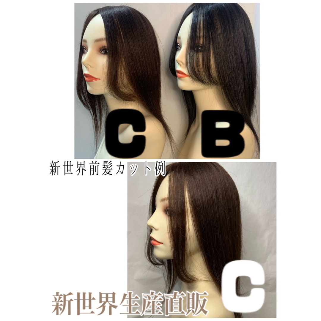 2024新世界 人毛100% ウィッグ ヘアピース シルクスキン 部分 2024新世界 人毛100% ウィッグ ヘアピース シルクスキン 部分