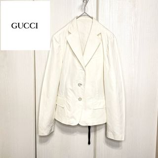 【美品】 GUCCI シルクコットン シャツ ジャケット