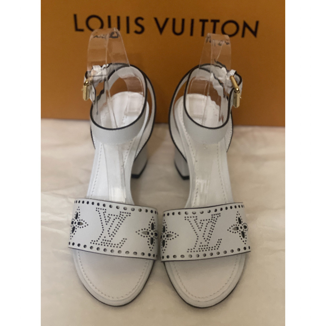 LOUIS VUITTON(ルイヴィトン)の新品！未使用ルイ ヴィトン ホライゾンライン レザーサンダル  #36 1/2 レディースの靴/シューズ(サンダル)の商品写真